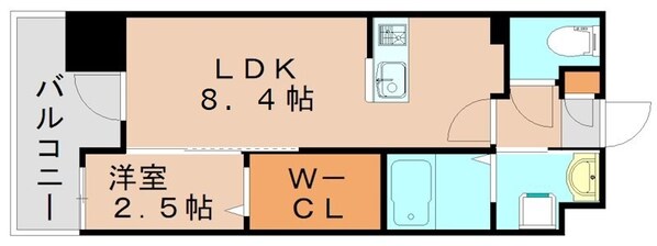 グランフォーレ箱崎プレミアの物件間取画像